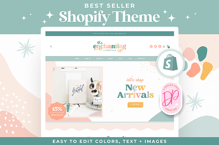 Enchanting Shopify Theme, a Shopify Template by Design Pixie