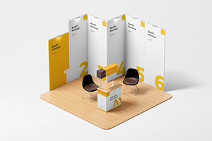 Booth Mockup, an Advertising Mockup by zpackcreative
