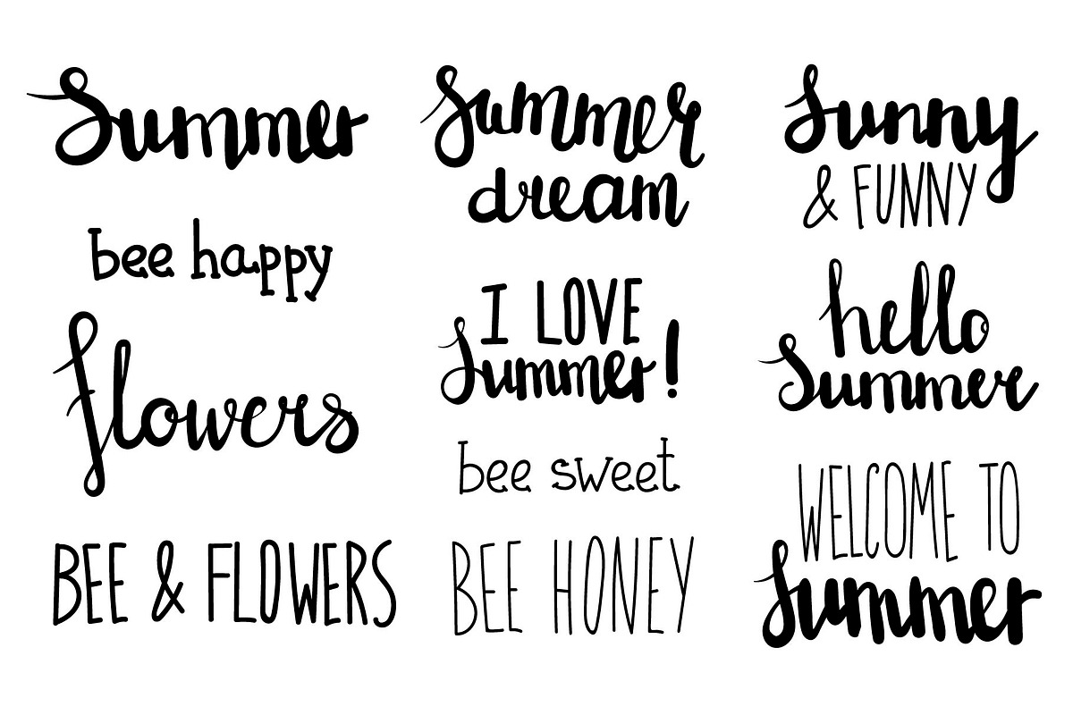 Bee and flowers, an Illustration by BerryCaty (Photo 7 of 14)