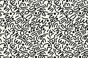 Monoline Pattern Illustration, a Pattern Graphic by graphicook
