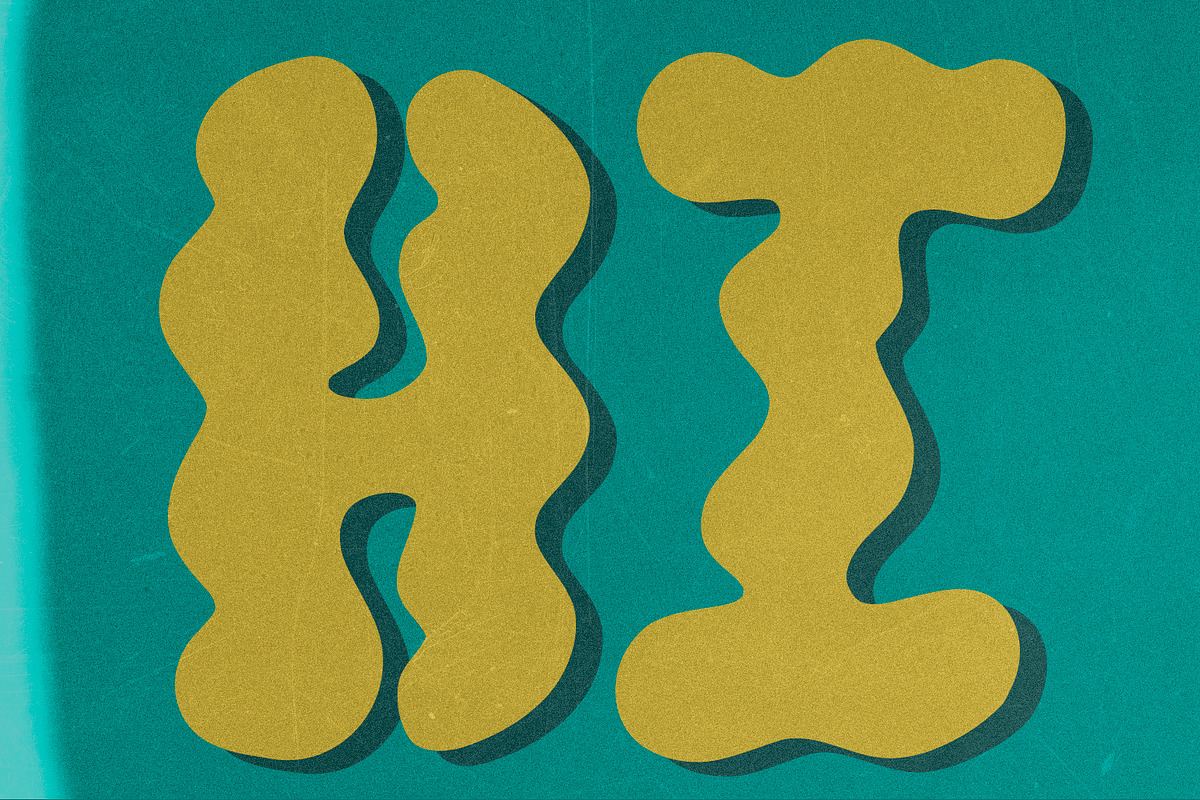 Jump Up | Wavy Groovy Font Duo, a Handwritten Font by AnMark (Photo 7 of 15)