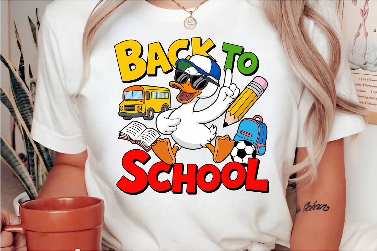 Back to School Png School Goose Png, an Illustration by CreationArt (Photo 2 of 5)