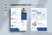 Business Price List Flyer Template, a Flyer Template by Spark_Creative (Thumbnail 1 of 10)