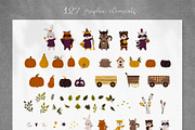 Happy Halloween Graphic Collection, an Animal Illustration by AlekseliArt (Thumbnail 4 of 10)