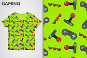 Gaming Seamless Patterns, a Pattern Graphic by 3Y_Design (Thumbnail 6 of 6)