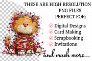 Valentine's Whimsical Animals Clipar, an Illustration by Daily.Designs (Thumbnail 2 of 5)