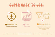 Retro Groove Branding Starter Kit, a Branding & Logo Template by Hell Yeah Designs (Thumbnail 3 of 15)