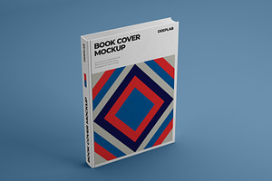 Vertical Book Hardcover Mockup Set