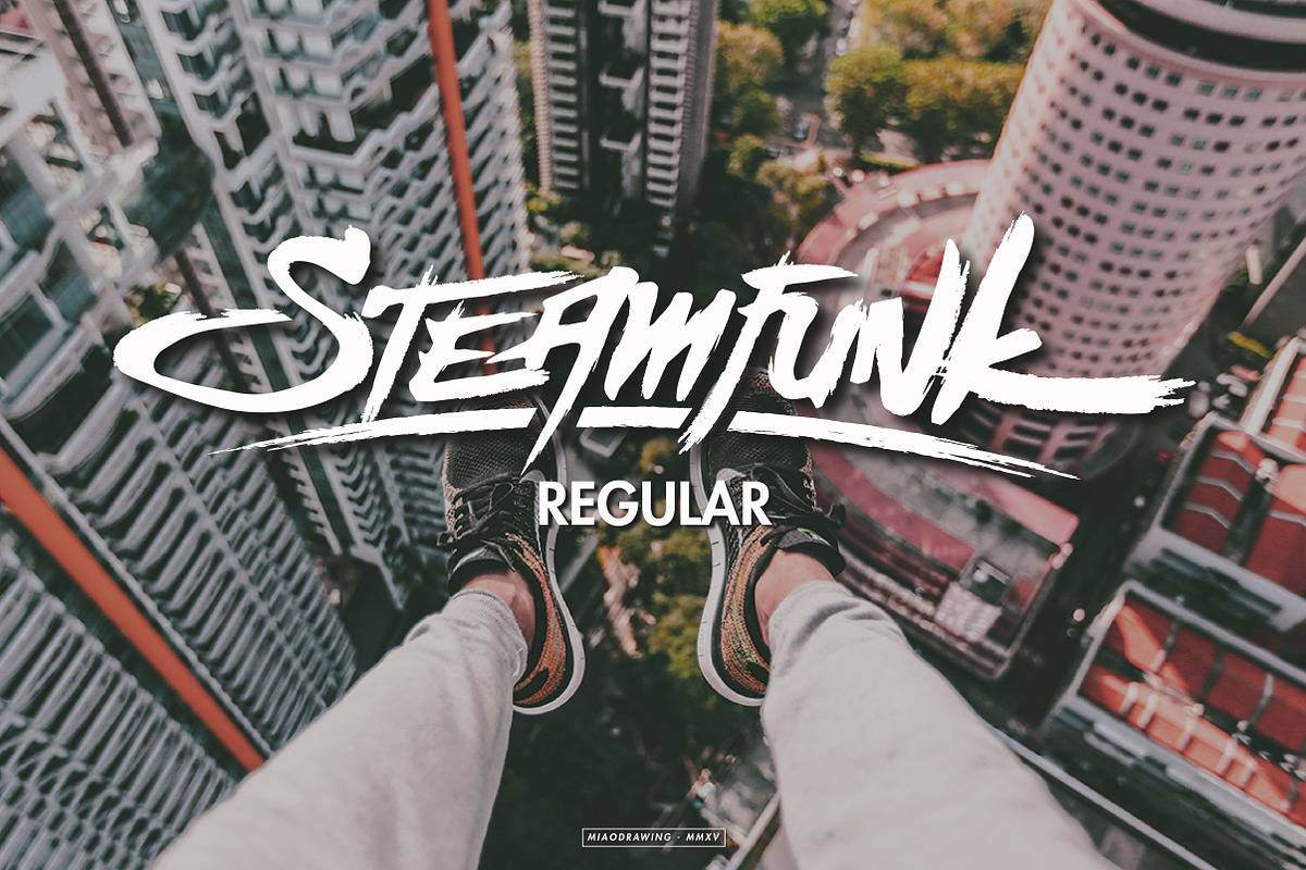 Steamfunk Typeface