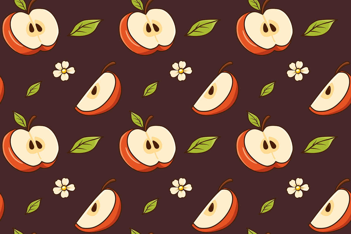Apples Seamless Pattern, a Pattern Graphic by Laimmilka (Photo 3 of 3)