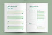 Productivity Daily Planner Template, a Stationery Template by ContestDesign (Thumbnail 3 of 6)