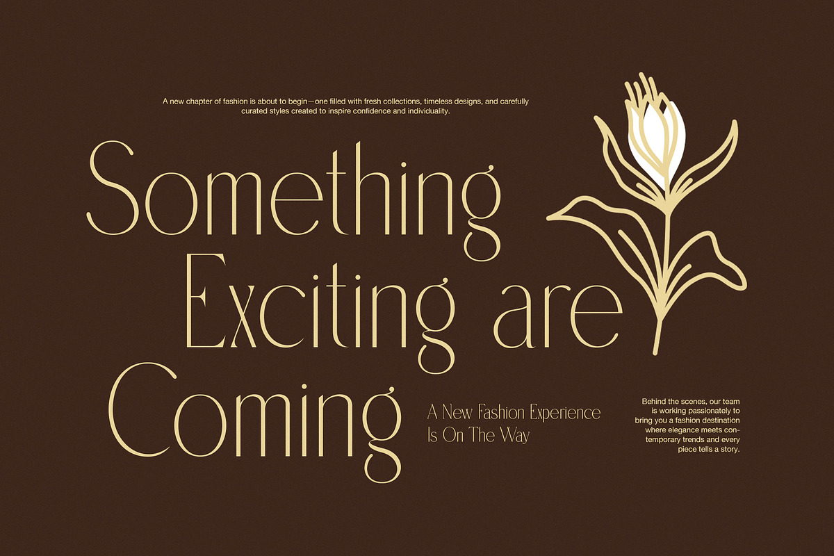 Glowing Modern Serif Font, a Serif Font by Graphicxell (Photo 2 of 8)