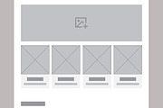 Wireframe for Real Estate Website, a Wireframe Template by MightyDesign (Thumbnail 3 of 9)