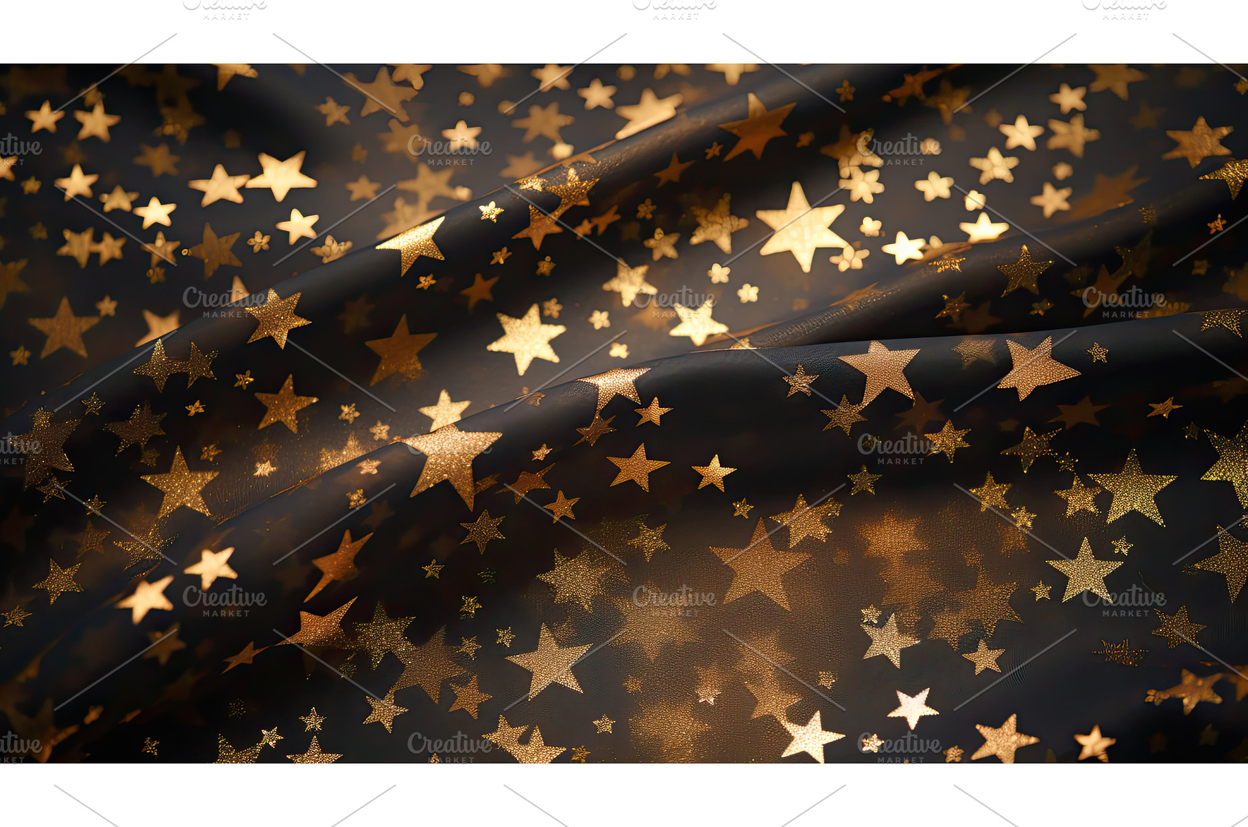 scattered gold star pattern ai, a Background Photo by pikepicture