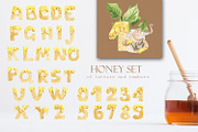 Honey watercolor set, a Food Illustration by Love Watercolor Store (Thumbnail 3 of 10)