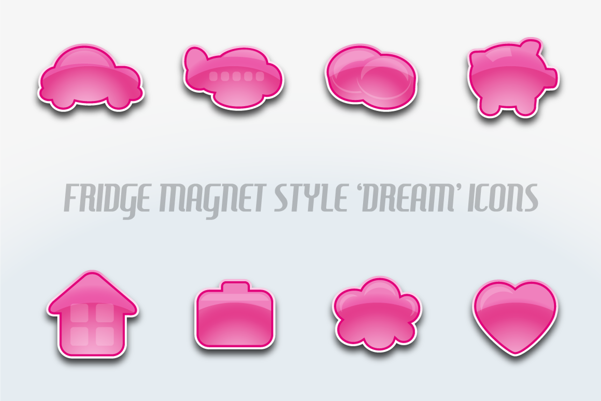 Dream Fridge Magnet style icons preview 2