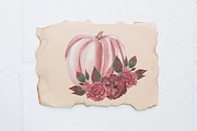 Autumn - watercolor set, a Decorative Illustration by Visual Animal (Thumbnail 4 of 10)