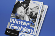 Blue Grey Winter Fashion Flyer Set, a Flyer Template by graphicook (Thumbnail 2 of 3)
