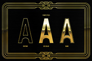 Seahoarse Art Deco Display Fonts, a Font by Juru Rancang Studio (Thumbnail 3 of 8)