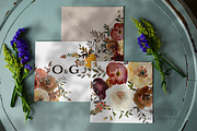 Fall Watercolor Floral Clipart Set, a Decorative Illustration by Patishop Art (Thumbnail 16 of 17)