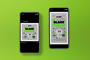 Neon Pop Art Black Friday Flyer Set, a Flyer Template by graphicook (Thumbnail 3 of 3)