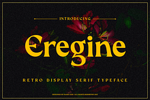 Eregine Retro Display Serif Font