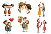 Valentine Couple clipart, an Illustration by Designworld (Thumbnail 2 of 3)