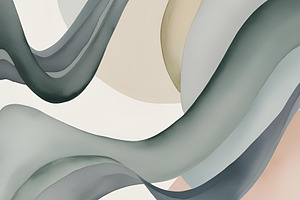 Water colour paint minimalist image, an Abstract Photo by ComfortQ