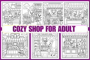 Cozy Shop For Adults, an Animal Illustration by Coco Bloom