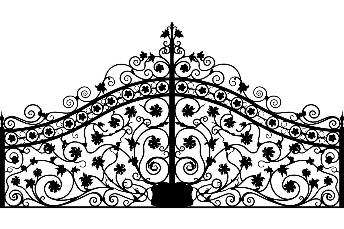 Decorative Iron Gate Bundle, a Decorative Illustration by Designer_Momina (Photo 19 of 26)
