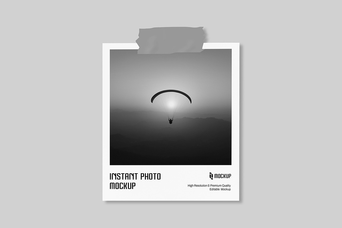 Instant Polaroid Photo Mockup, a Product Mockup by graphypix (Photo 3 of 4)