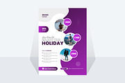 Travel Flyer Design, a Flyer Template by MxVect Stock (Thumbnail 3 of 3)