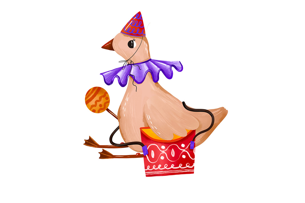 Festive Goose Party Clipart Set, an Animal Illustration by the_myro (Photo 17 of 17)