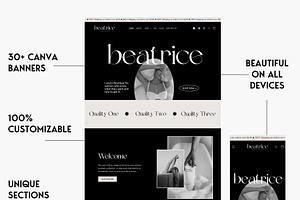 Beatrice Noir - Luxury Shopify Theme