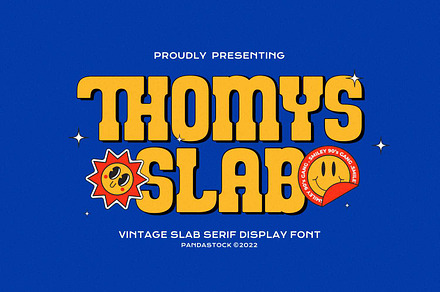 Thomys Slab | Vintage Slab Serif