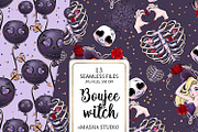 Boujee Witch Seamless Digital Papers, a Graphic by Masha  Studio (Thumbnail 2 of 7)