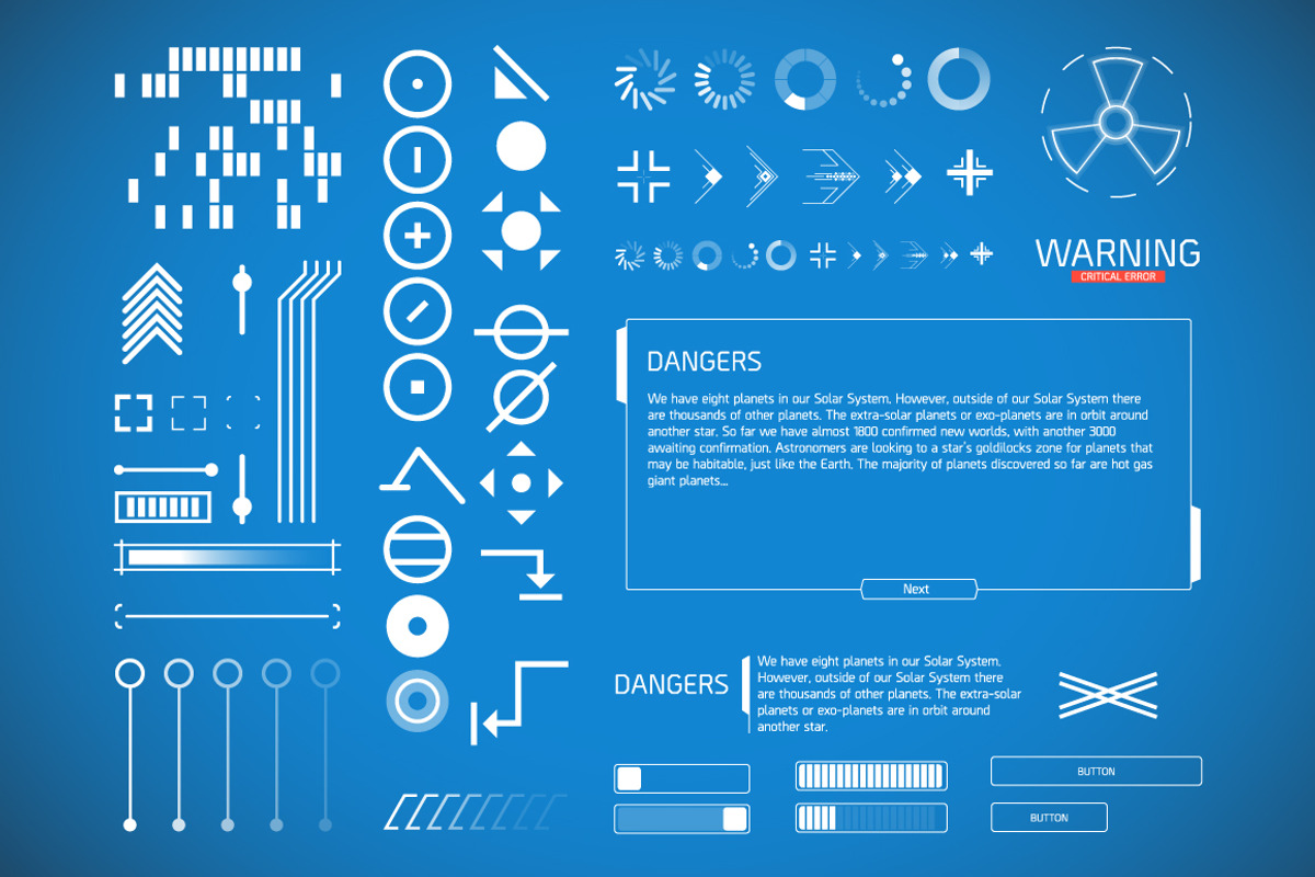 HUD interface elements, a Texture Graphic by Game Ui art (Photo 3 of 4)