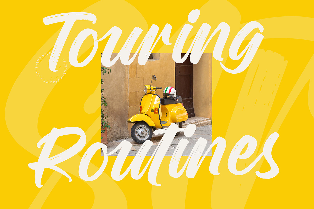 Rough Streak Bold Brush Font, a Script Font by Letterena Studios Script (Photo 4 of 20)