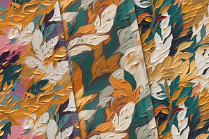 Fall Brushstrokes Seamless Patterns