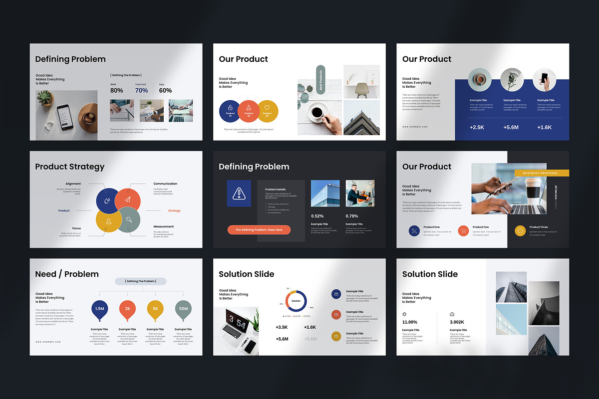 Business Pitch Deck Template, a Presentation Template by slidestock55 (Photo 7 of 16)