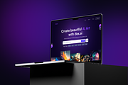 AI image generator website, a Landing Page Template by Ahmed Rubel (Thumbnail 4 of 4)