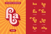 Alkaria - Vintage Retro Decorative, a Handwritten Font by Konstantine Studio (Thumbnail 5 of 13)