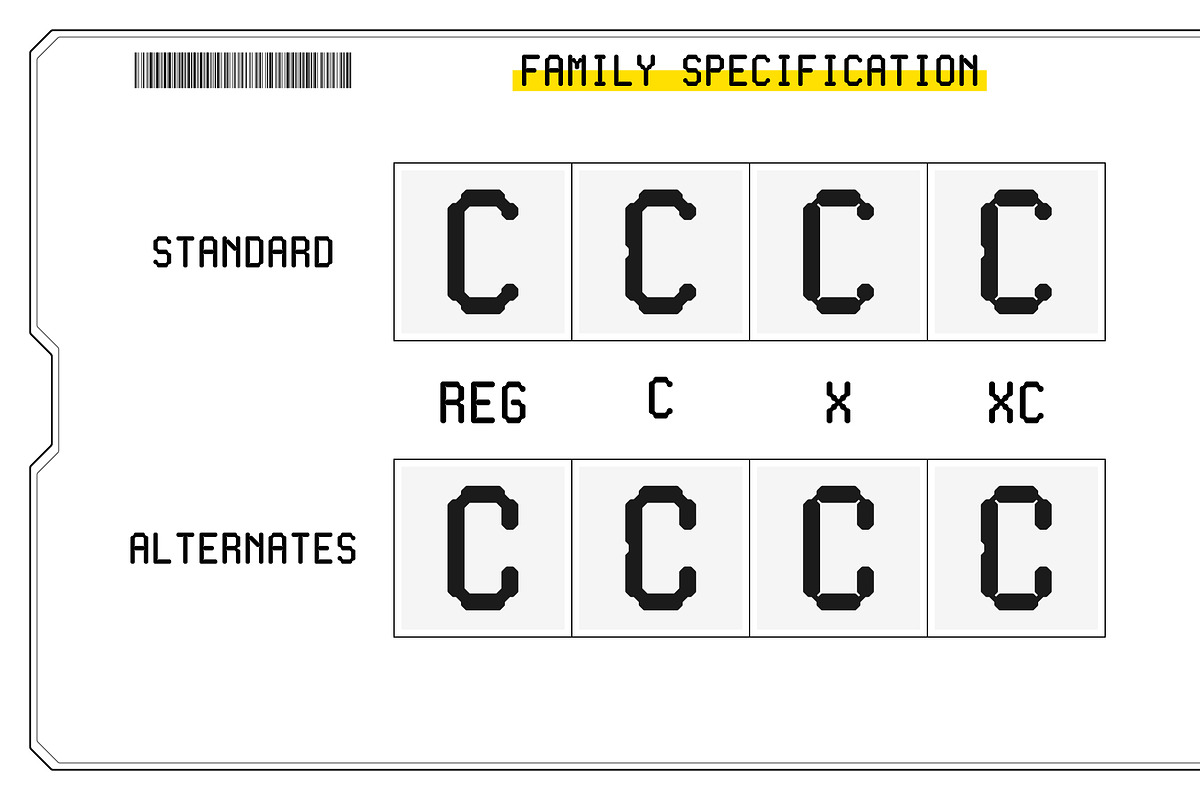 Mono 91 [Monospaced Font], a Sans Serif Font by 103cia (Photo 4 of 7)