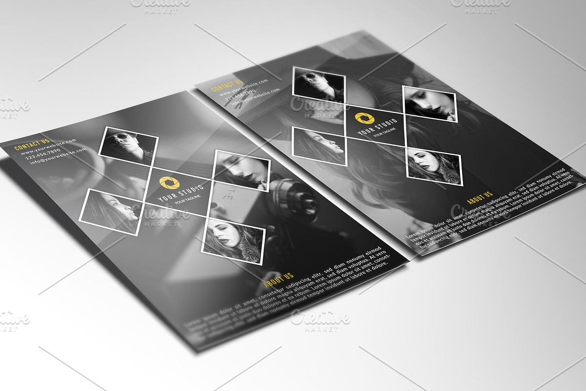 Photography Flyer Template, a Flyer Template by NM-Design-Studio