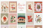 Vintage Christmas Illustrations, a Decorative Illustration by whiteheartdesign (Thumbnail 10 of 22)
