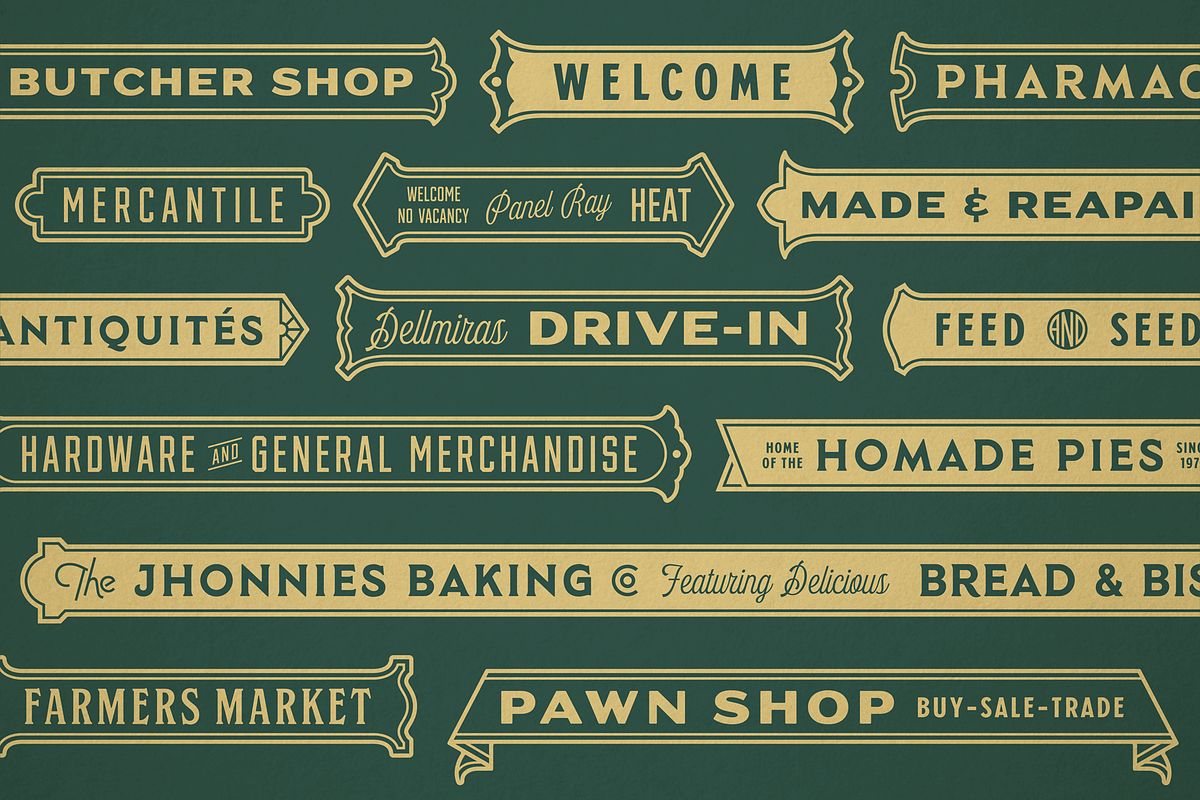 S&S Hilborn Font Bundle, a Font by Spencer & Sons Co. (Photo 10 of 17)