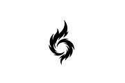 Abstract Fire Flame Silhouette, an Illustration by Designer_Momina (Thumbnail 7 of 8)