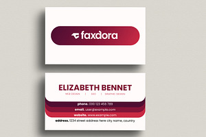 Modern Business Card Template, a Business Card Template by ContestDesign