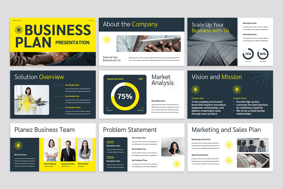 Business Plan Google Slides, a Presentation Template by rgbryand (Photo 2 of 7)