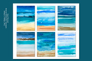 To the Beach, watercolor seascapes, a Wallpaper Graphic by Marmoris.Arts (Thumbnail 9 of 12)